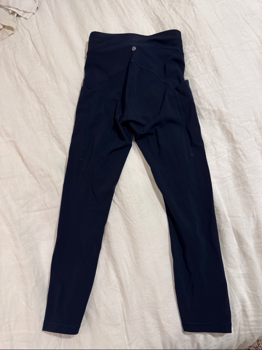 Power Thru High-Rise Crop leggings - Navy